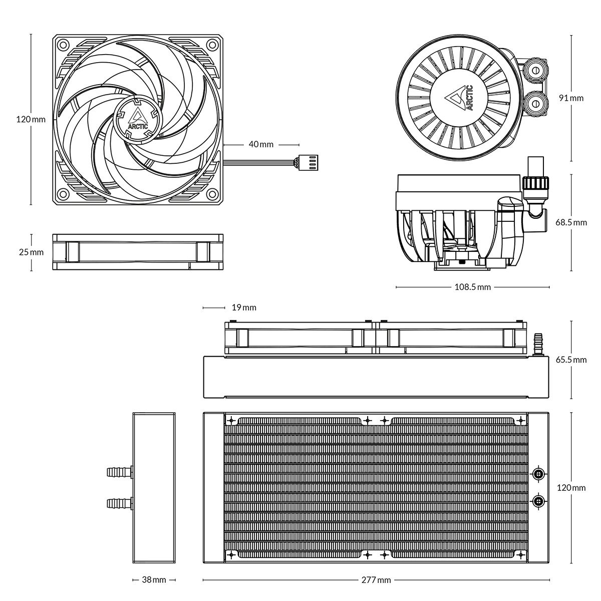 Arctic Cooling ACFRE00134A