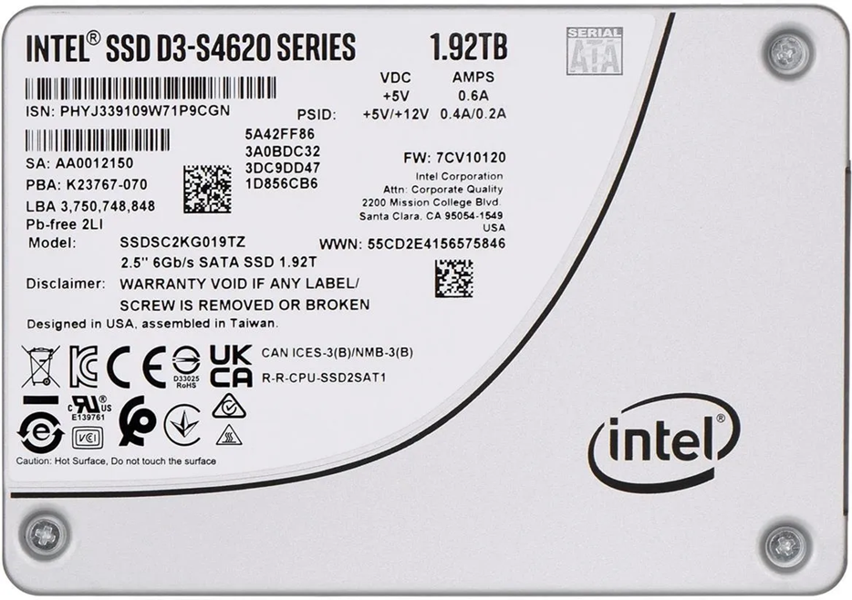 INTEL SSDSC2KG019TZ01